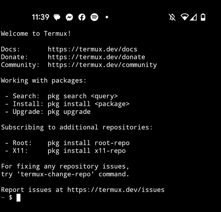 Termux CLI