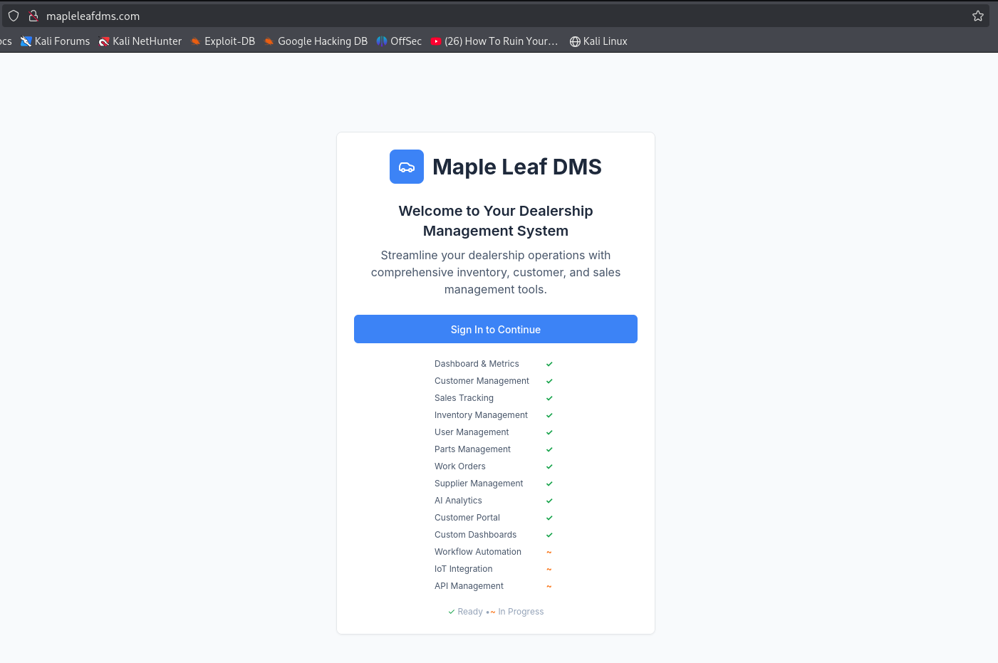 MapleLeaf Screenshot 1